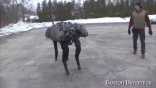 【動画】 ボストン・ダイナミクスの四足歩行ロボが完全に実用兵器 これ見たら逃げた方がいいレベル