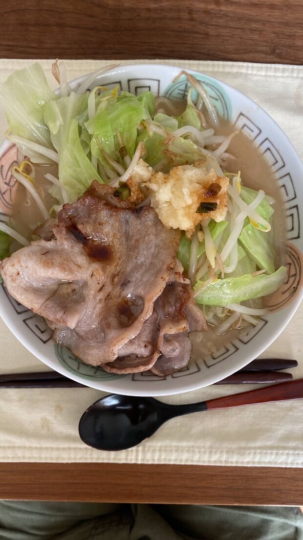 二郎風ラーメン作った😋