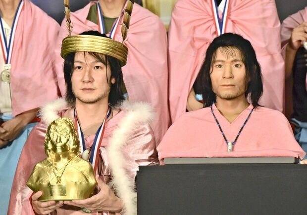 【画像有】かっこいい!!弥生人そっくりさんグランプリに大阪の会社員