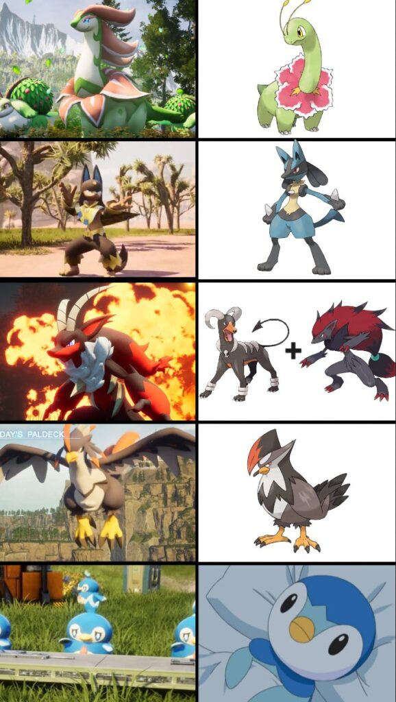 この画像見てもパルワールドはポケモンのパクリって言えるのか？