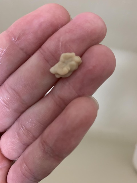 めっちゃでかい臭い玉とれた