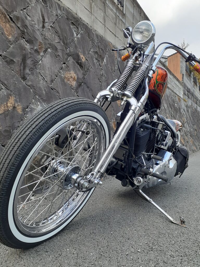 90 FXSTSをナローチョッパーにする！その4 祝！納車