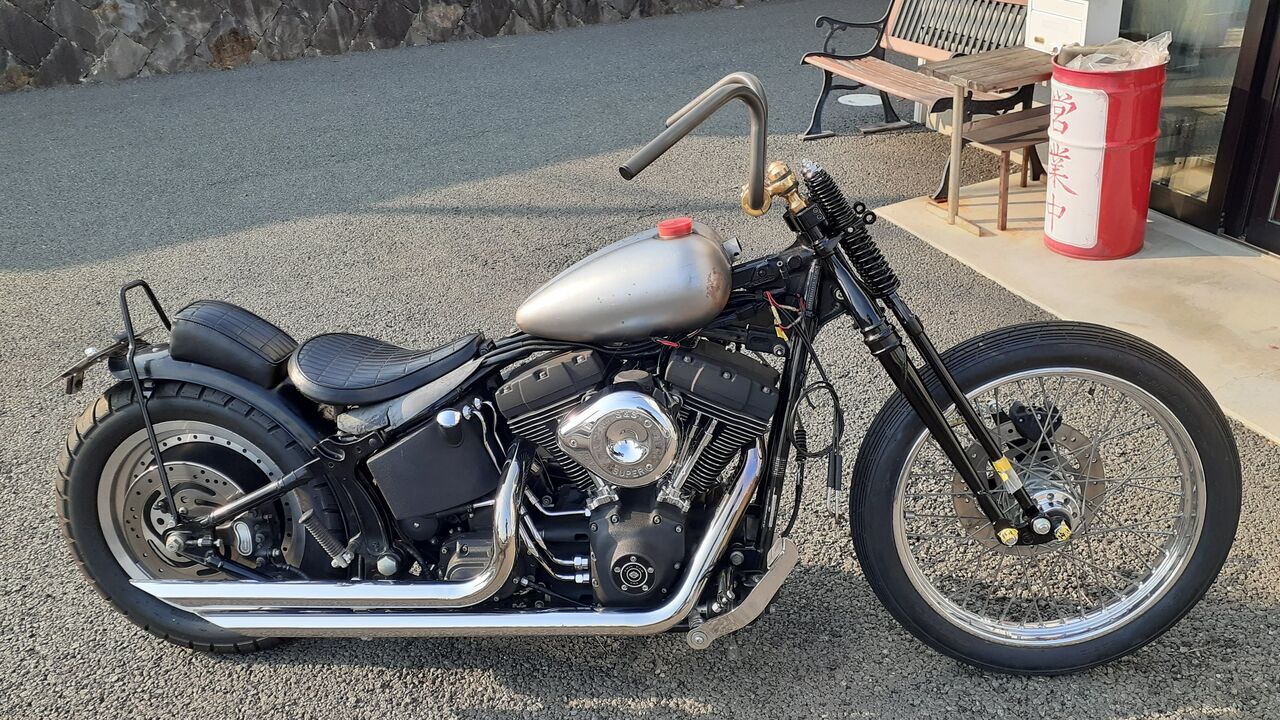 チョッパー ☃️☃️☃️ #vintagemotorcycle#triumphchopper#panhead