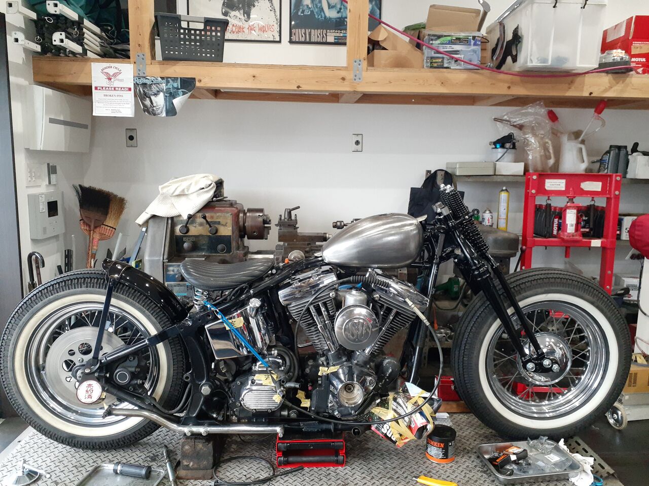ヴィンテージ加工用に‼️】ピーナッツタンクバイクチョッパー 【公式通販】