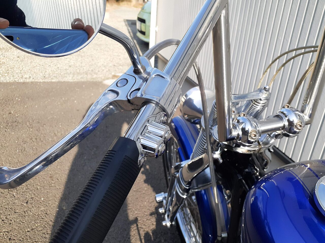 チョッパーホットロッドシフトノブスカルアルミキャスト