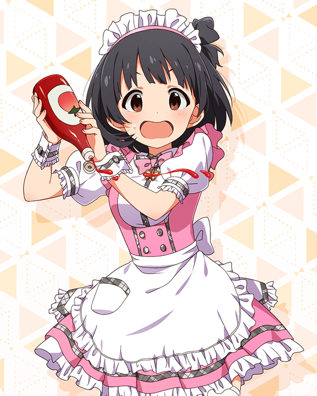 ミリシタ ウェイトレス育ちゃんのカード絵 表情いいよね ミリシタまとめ アイドルマスター ミリオンライブ シアターデイズ