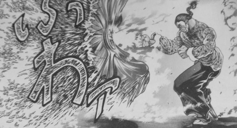 範馬刃牙 第24巻 烈士 烈海王 新たに歩む武の道は なんとボクシング 3階の者だ