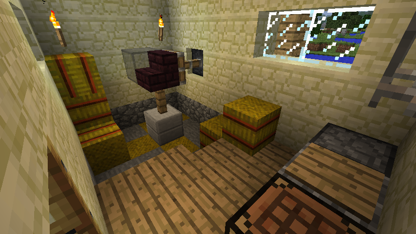 水車小屋を作る 隅の苔