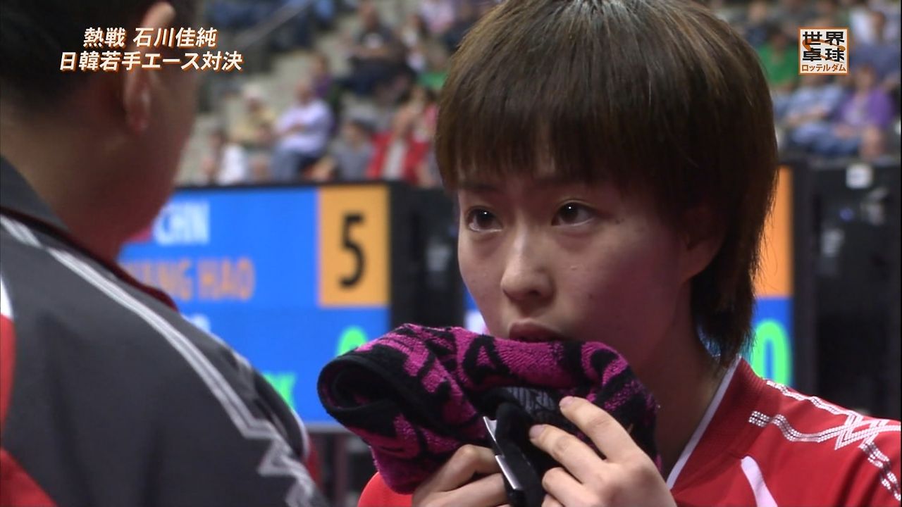 世界卓球11 石川佳純ちゃん こめかみトントン かすみん 画像 万物の理論 The Theory Of Everything