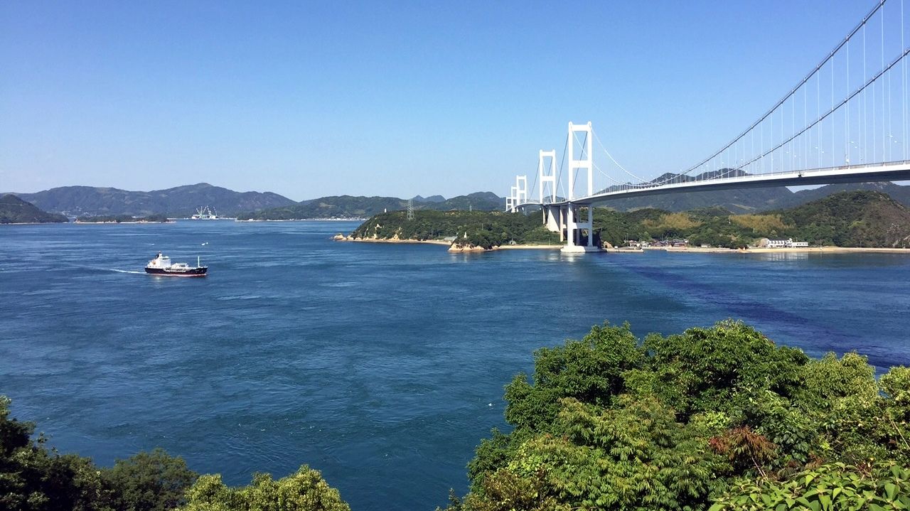 今治へ舵をとれ バリシップ15 に日本丸入港 ロープを知る