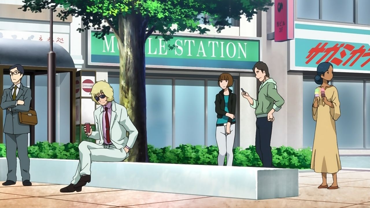 アニメ ガンダムビルドファイターズ 第23話で歴代キャラがモブに登場 ハサウェイとクェス シャアとララァなどみんな幸せそう あさひがに通信