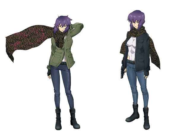 話題 攻殻機動隊s A C 草薙素子少佐のジャケットとストール発売 あさひがに通信