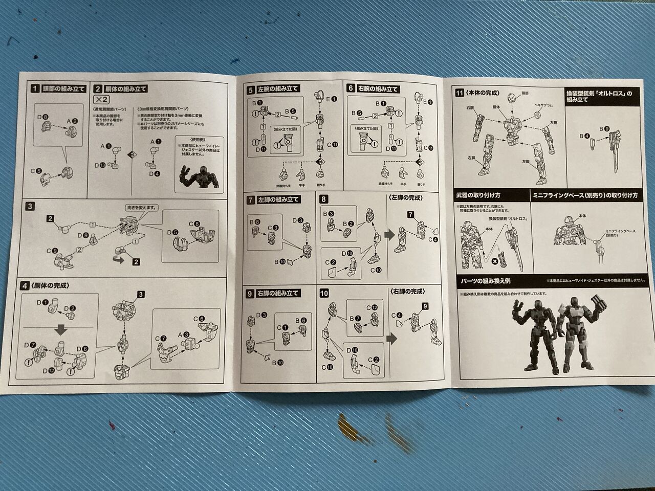 ヘキサギア]オルタナティブ ヒューマノイド・ジェスターを部分塗装で