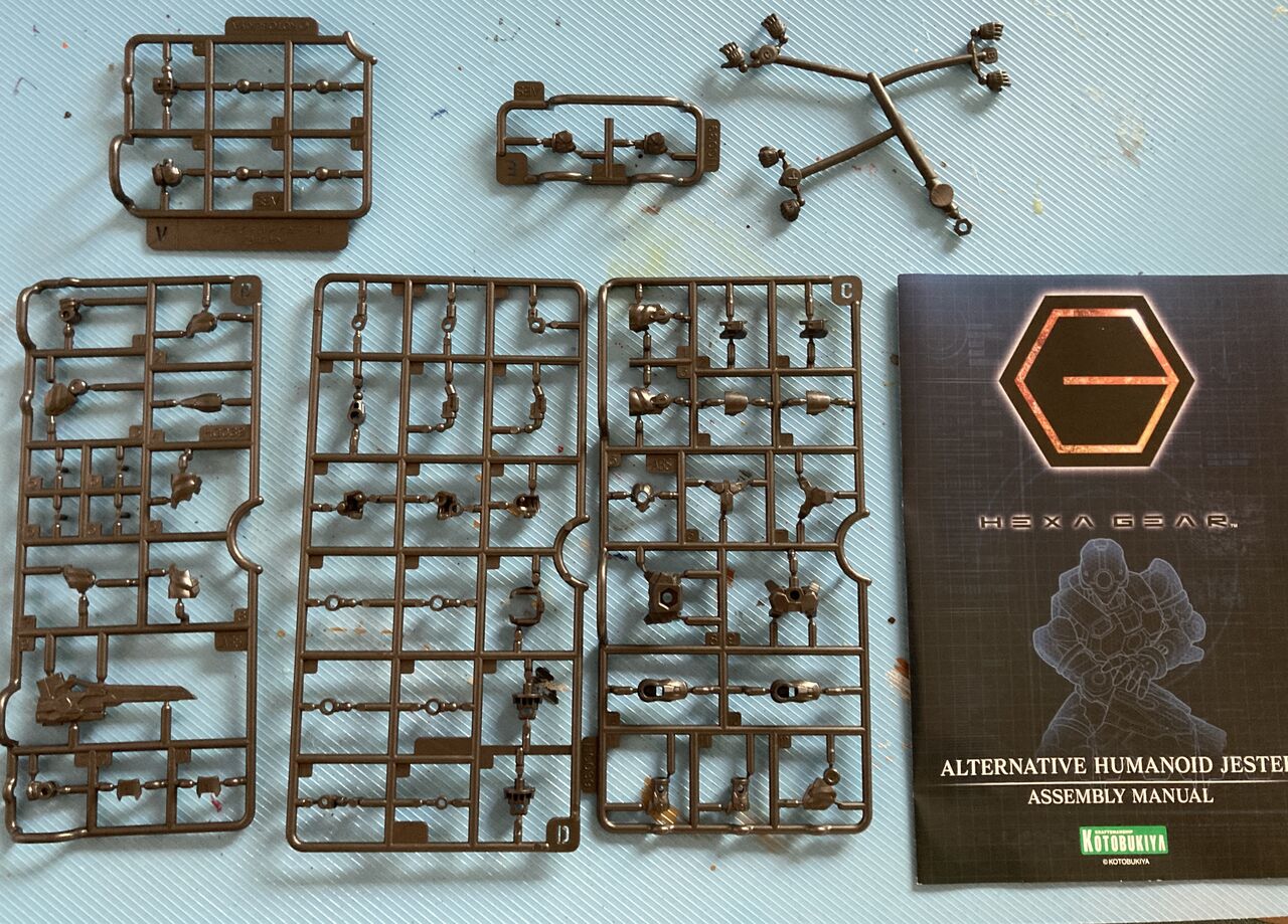 ヘキサギア]オルタナティブ ヒューマノイド・ジェスターを部分塗装で