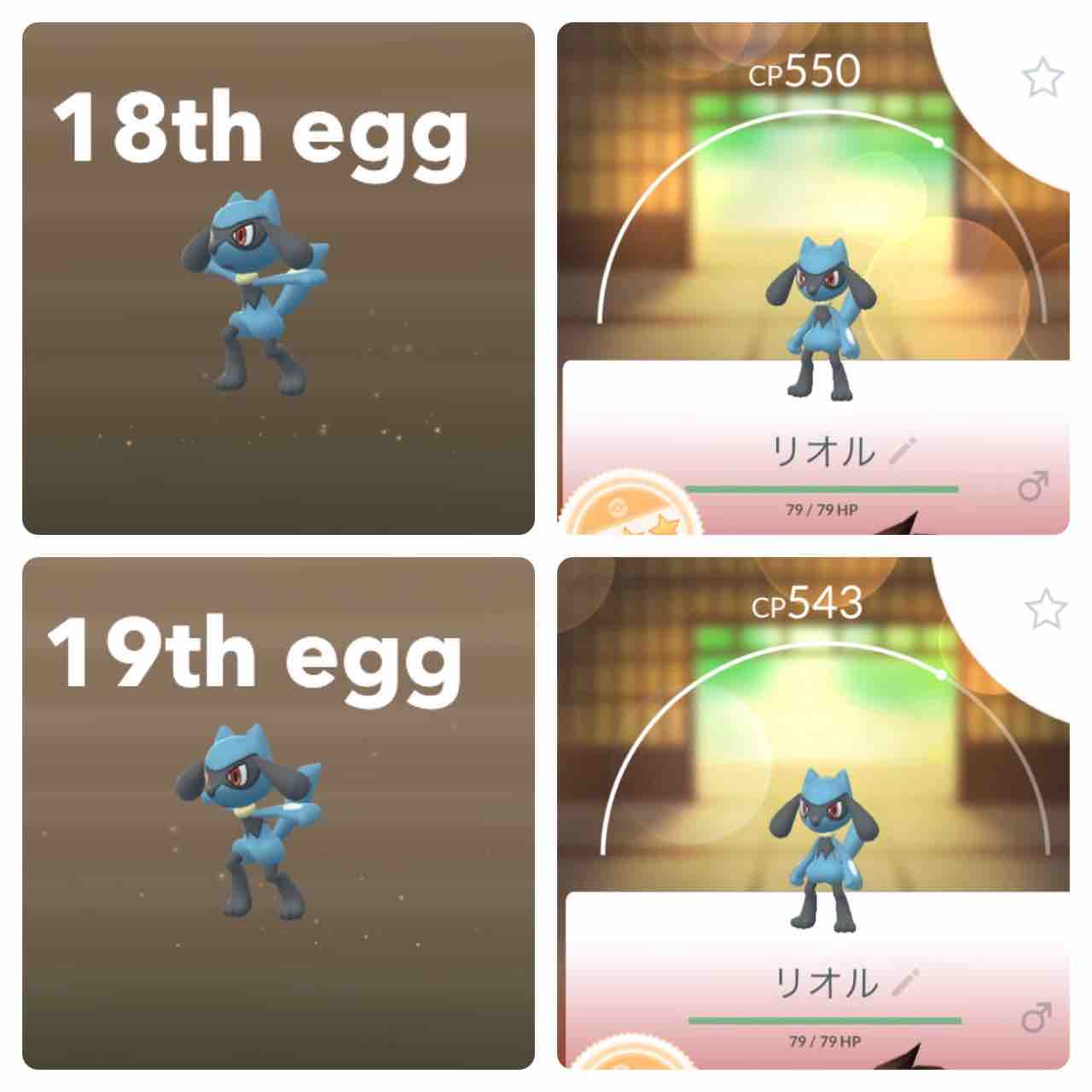 ポケモンgo ダイパリメイクイベント マネネ リオル 色違いを狙い ７kmタマゴを60個以上割った結果 おもちゃだらけ 腕時計ずきアラフォーオヤジ たかまる 趣味の小部屋