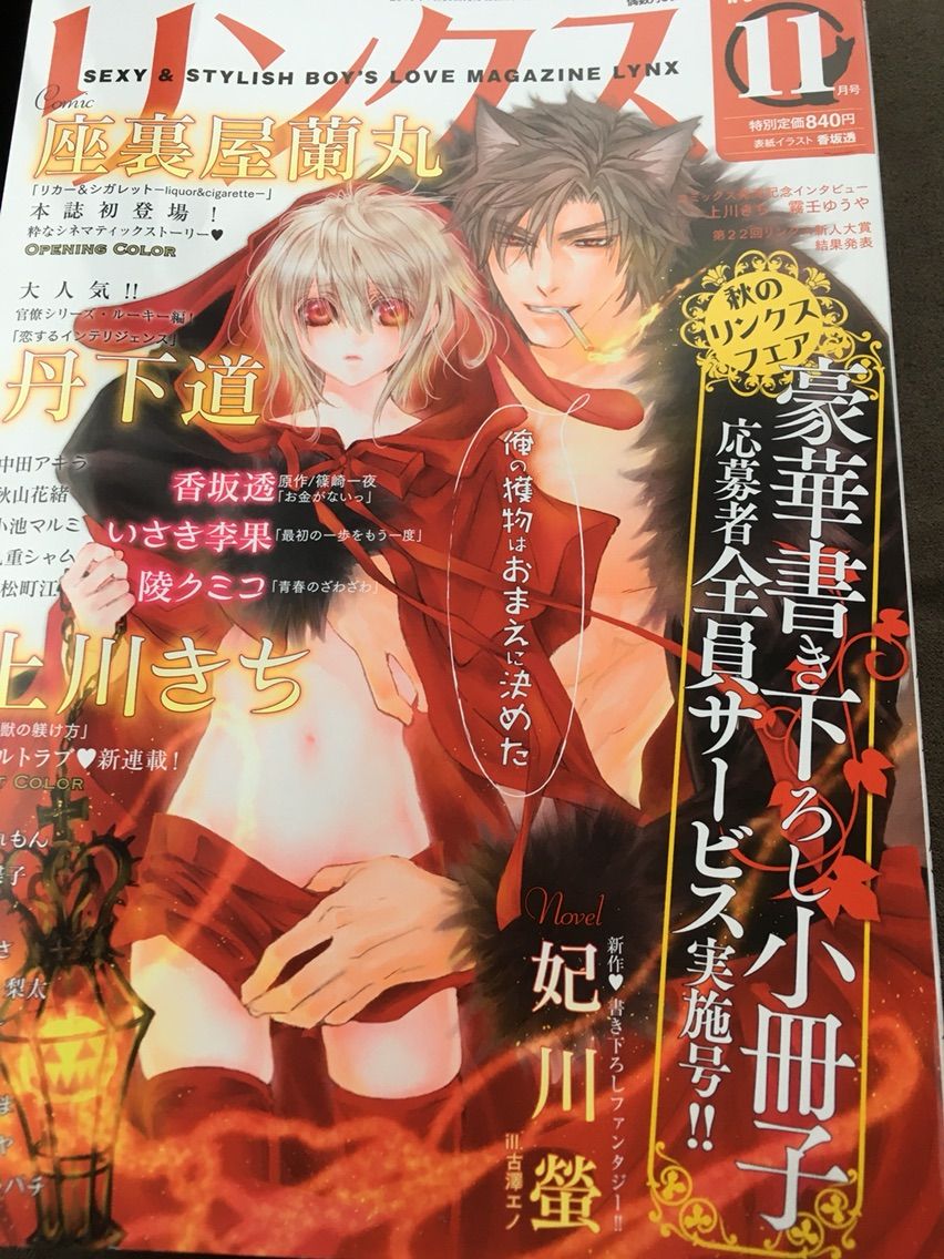 リンクス11月号走り書き 雑でごめんね F B L 愛をつぶやくblog リンクス11月号走り書き 雑でごめんね F B L 愛をつぶやくblog