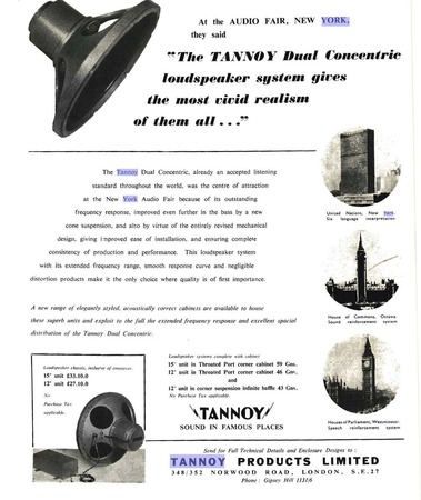 tannoy new york