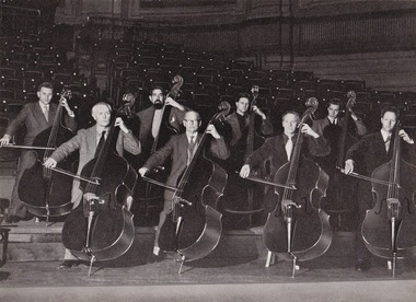De contrabassen