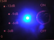 blue pilot lamp