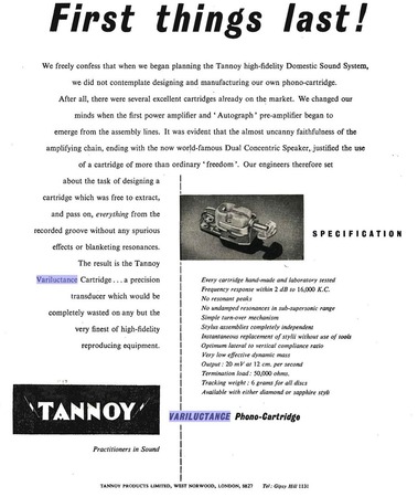 TANNOY Variluctance