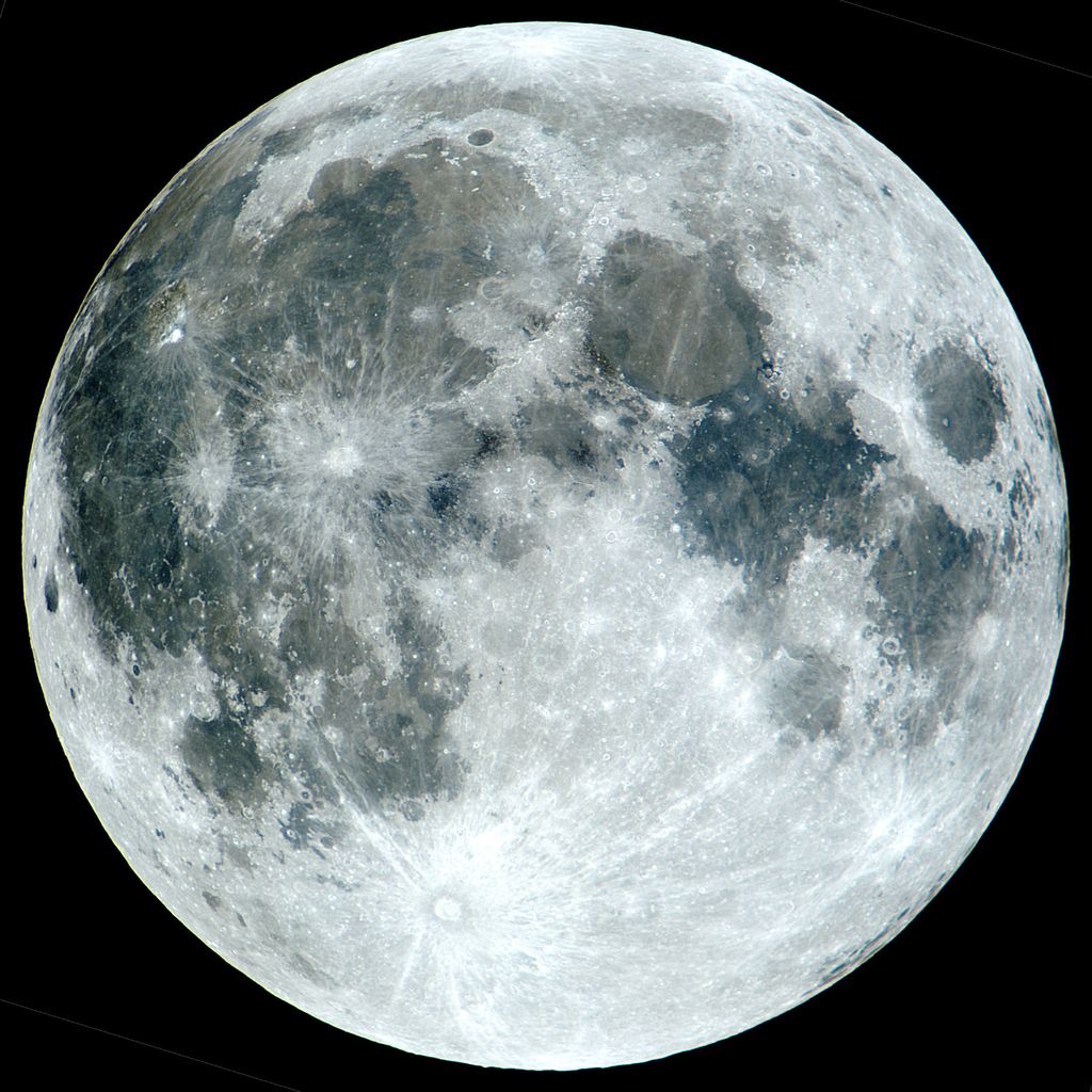 月齢14 4 満月 18 01 31夜 星は空の彼方 月よりも遠く