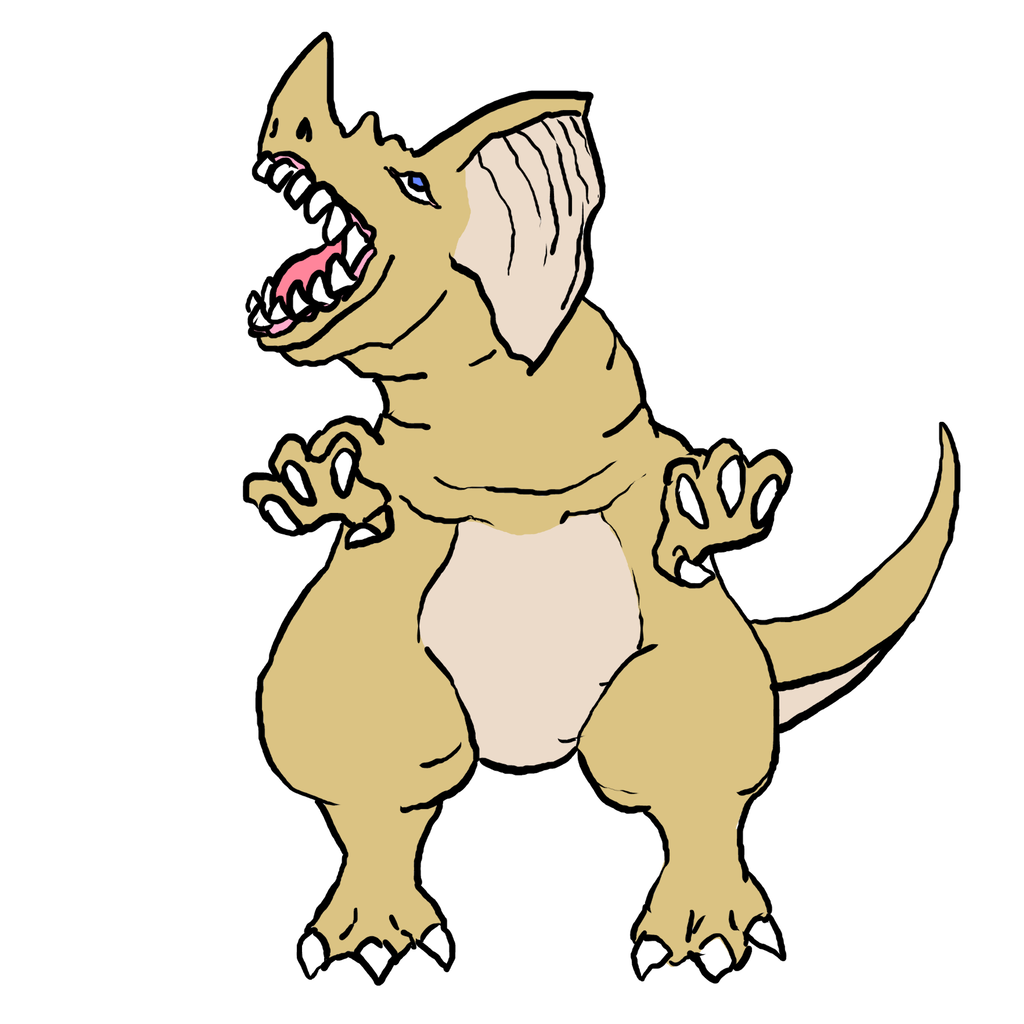 フリー素材 モンスターのイラスト ツンブリア紀