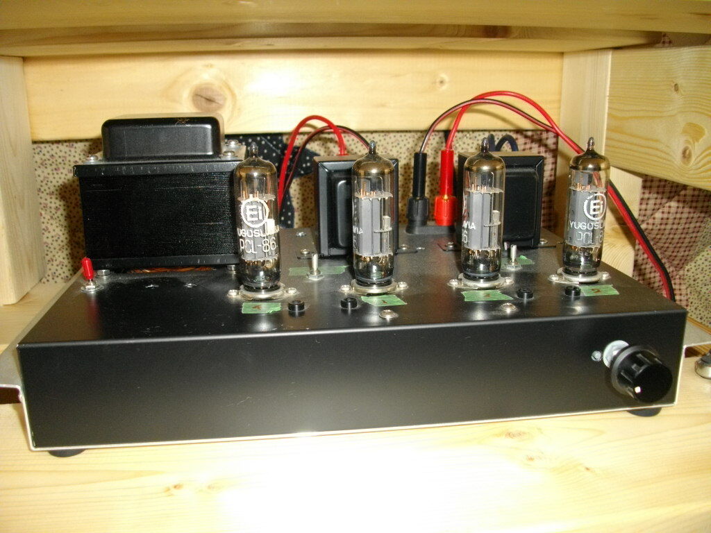 PCL86 をプッシュプルアンプとして完了したい！ : ひでじの手作り