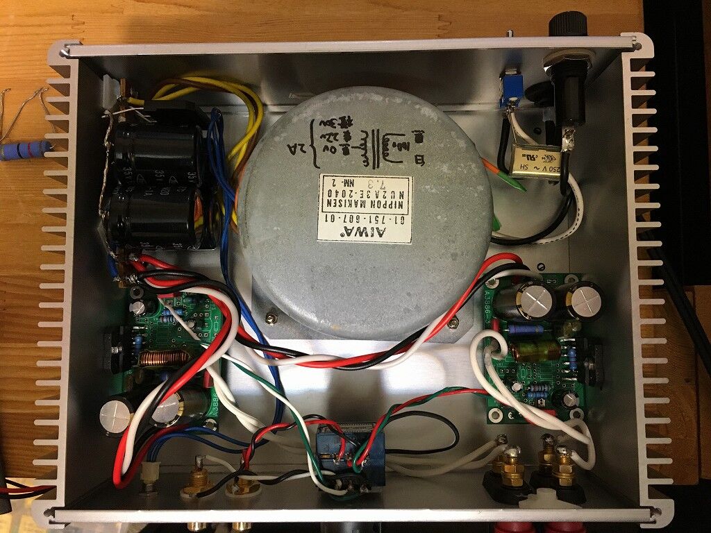 LM3886パワーアンプ完成！ : ひでじの手作りオーディオ