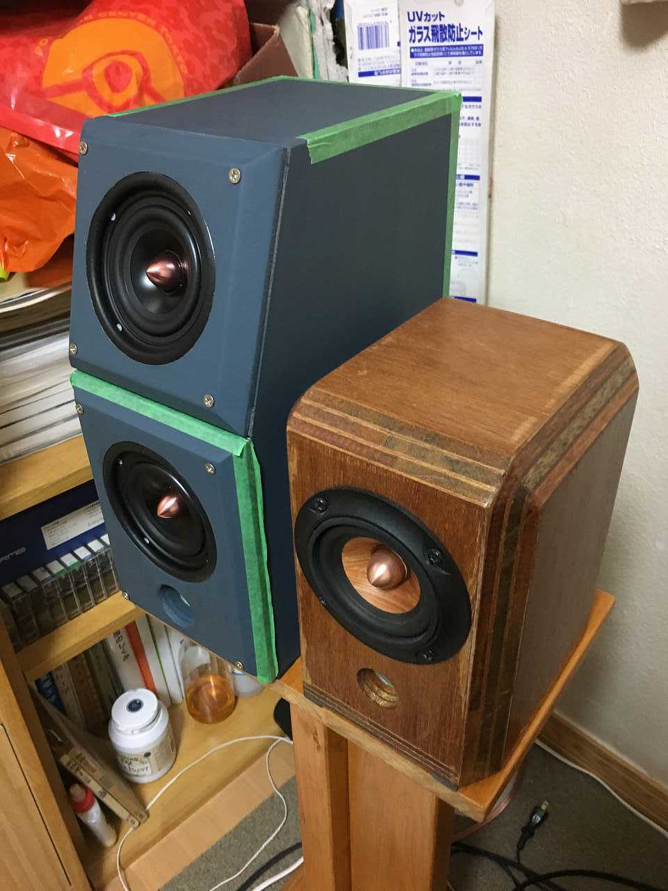 PARCの8cmウッドとダブルアルミを聴き比べてみました : ひでじの