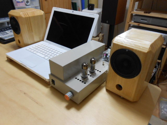 ぺるけさん追試その4 6N6P全段差動アンプ（USB-DAC付） : ひで