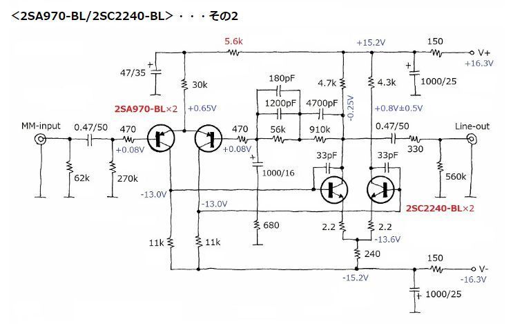 夏の工作：トランジスター式フォノイコライザーアンプの製作 その1