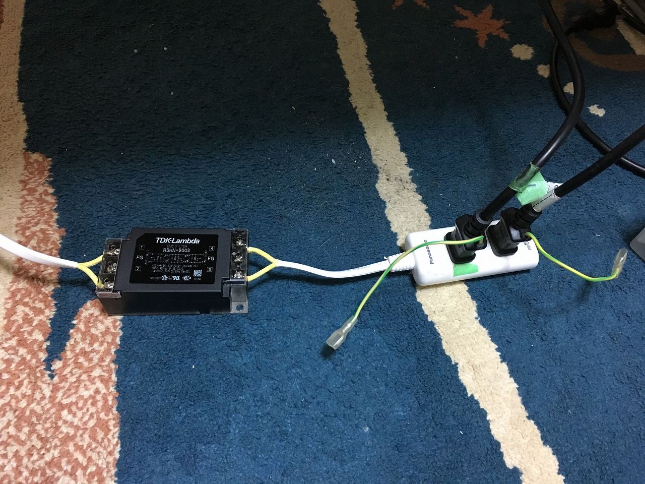 電源ノイズフィルターTDK-Lambdaの効果 : ひでじの手作りオーディオ