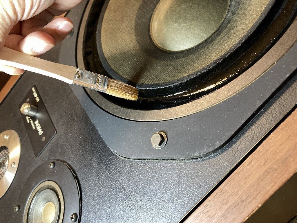 DS－251mkⅡのウーファー・エッジ軟化作業を開始！ : ひでじの