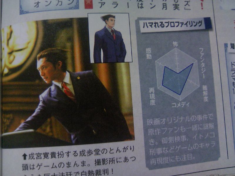 実写映画版 逆転裁判 の成歩堂くん初公開 成宮寛貴が原作キャラを完全再現 ひたすら映画を観まくる日記アルティメット エディション 実写映画版 逆転裁判 の成歩堂くん初公開 成宮寛貴が原作キャラを完全再現 ひたすら映画を観まくる日記アルティメット エディション