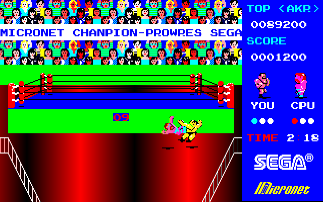 希少】PC-8801/X1 ソフト チャンピオン・プロレス Special
