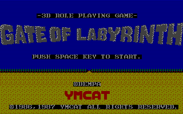 迷路の宮殿 2780 Dai Meiro Meikyuu no Tatsujin 大迷路 迷宮の達人 NES