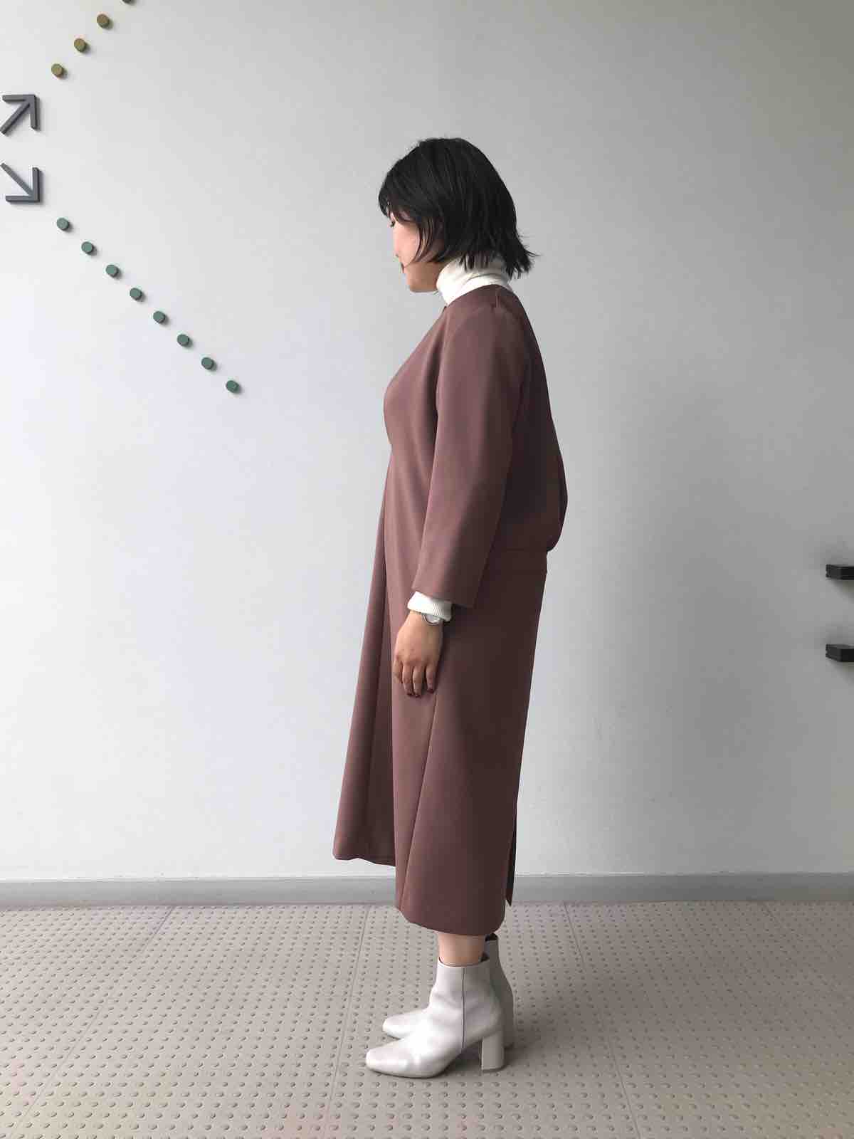 SACRA サクラ スリットネックワンピース 2ErFqwYCJS