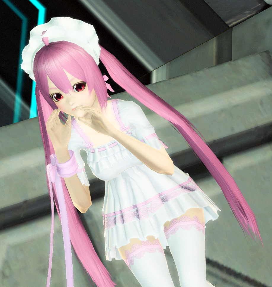 フリルワンピースが可愛いすぎる Mellanna リラメルとアンナのpso2日記