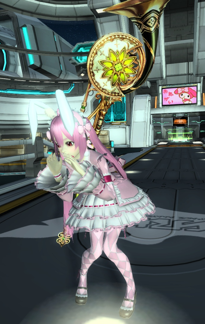 トランロッドで白猫ごっこ Mellanna リラメルとアンナのpso2日記