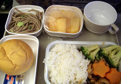 中国国際航空の機内食