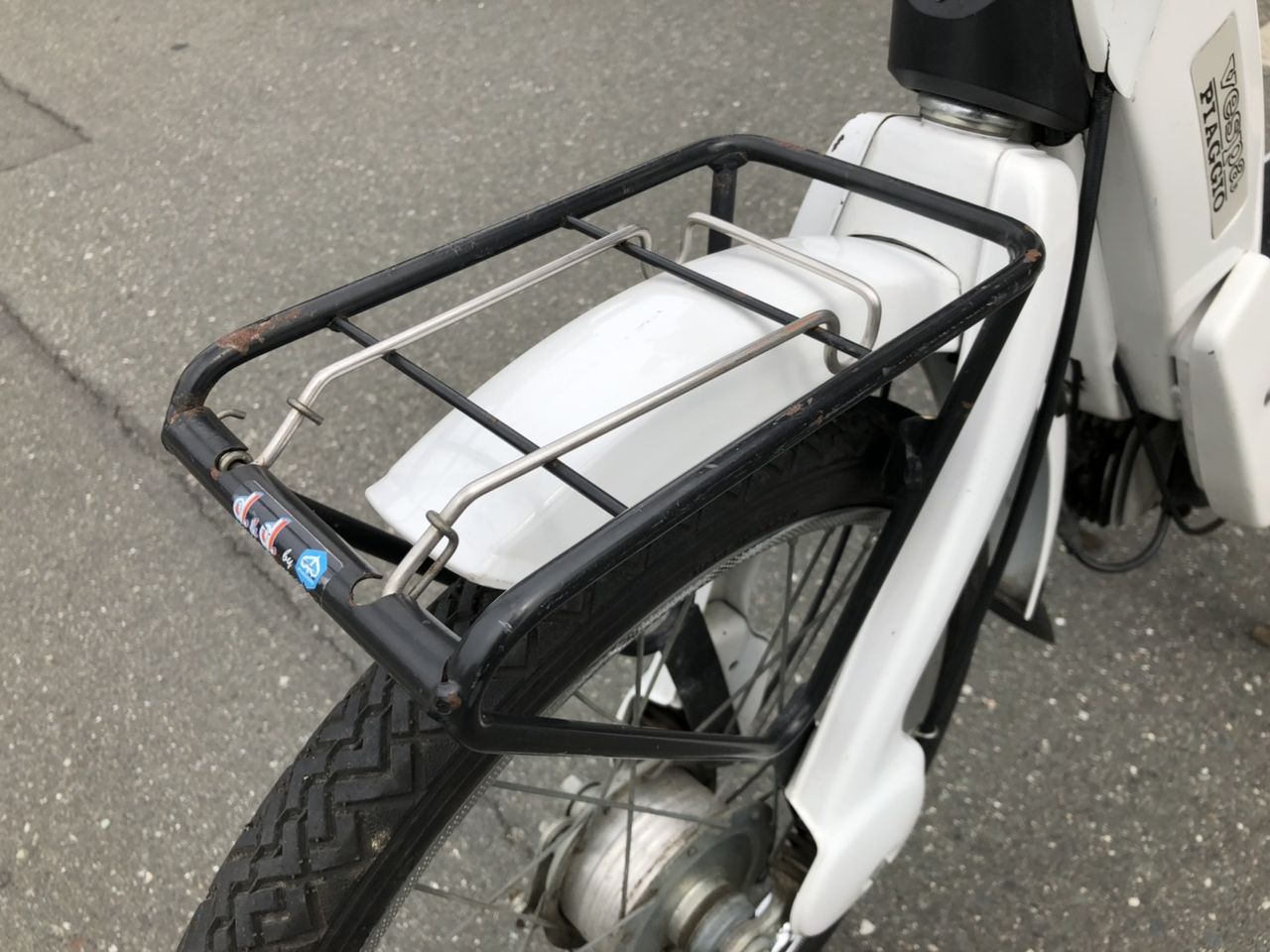 ピアジオ チャオ フロントキャリア