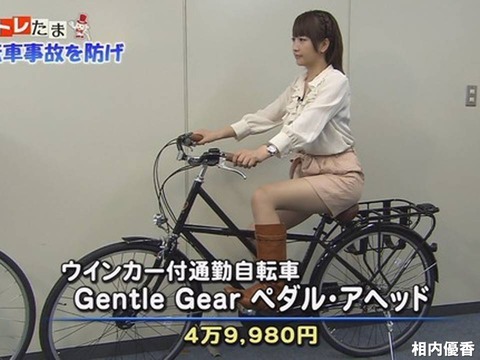 aikora武井咲スナップ自転車