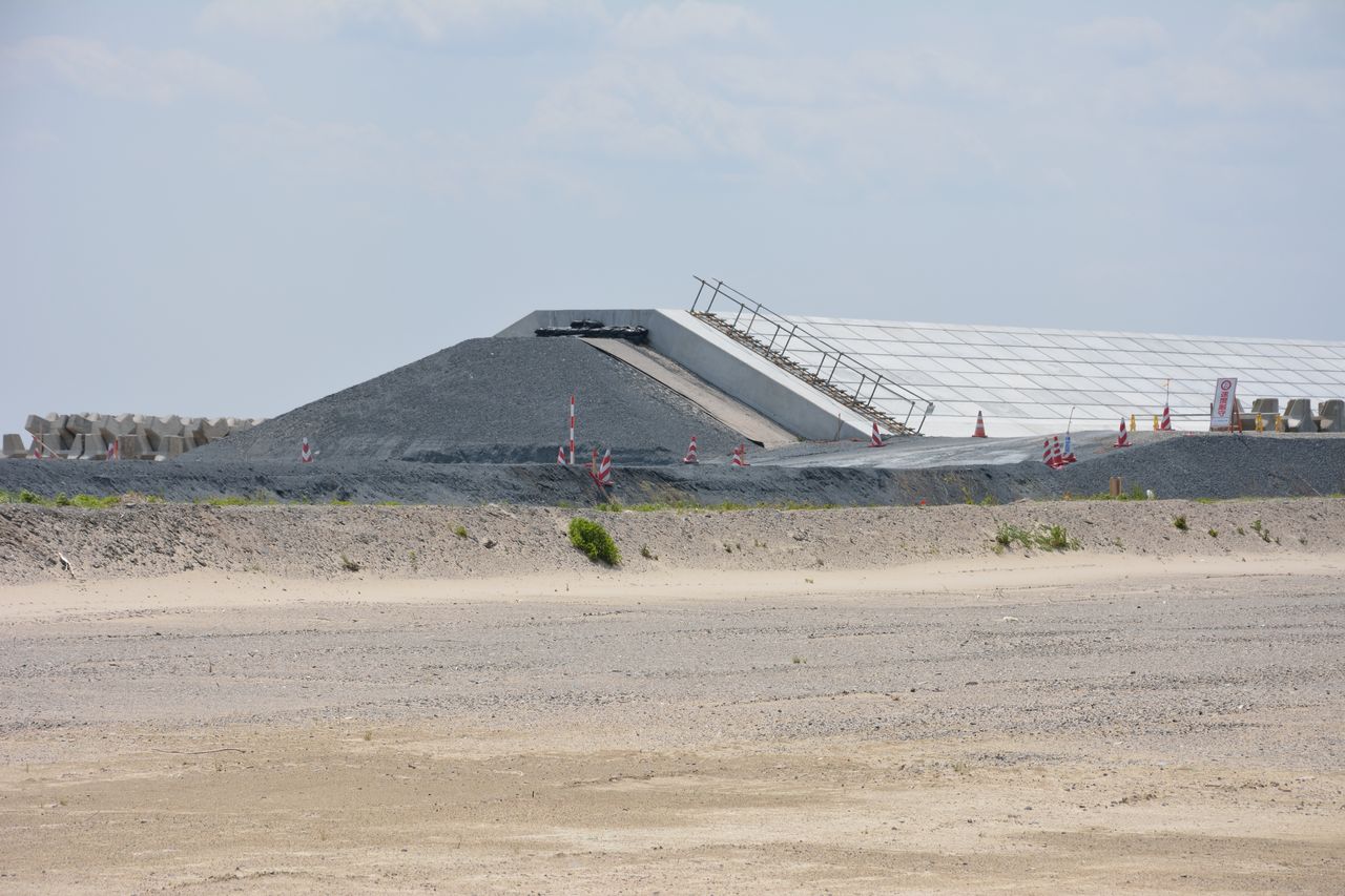 亘理町浜吉田の海岸堤防工事の模様 モデル工房タイガーハウス ブログ レプリカ フィギュア