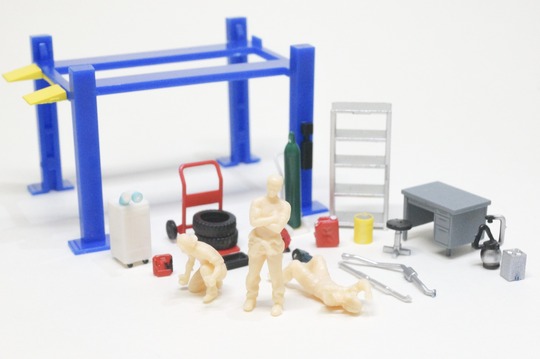 トミカラマ 日産中古車 ガレージツールコレクション1、2セット ツールレビュー】 Toys Cabin 1/64 ガレージツールコレクション