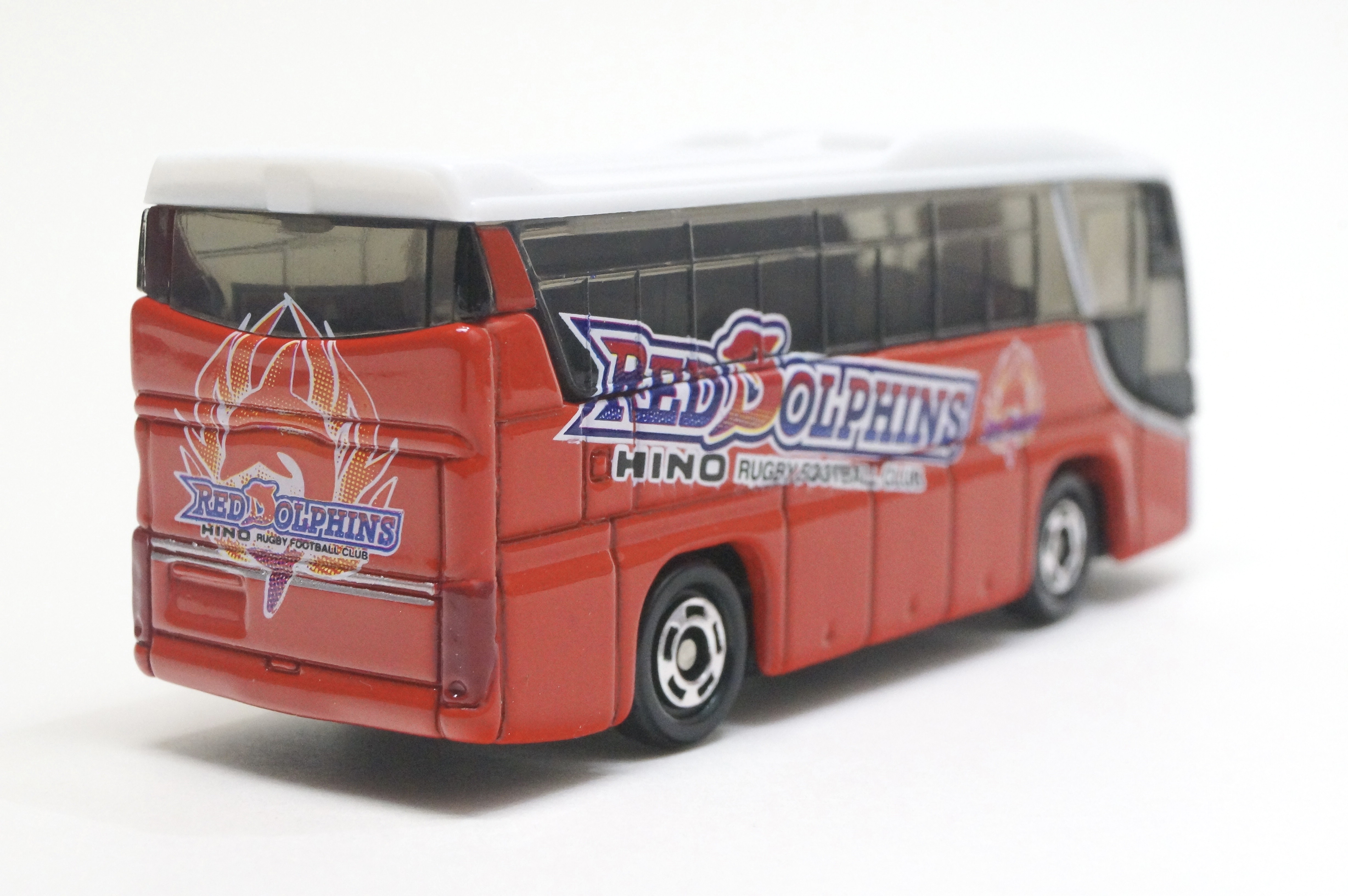 トミカ ラグビー  日野 限定品 非売品 レッドドルフィン トミカ レッドドルフィンズ 日野 セレガ : トミカ探求日記