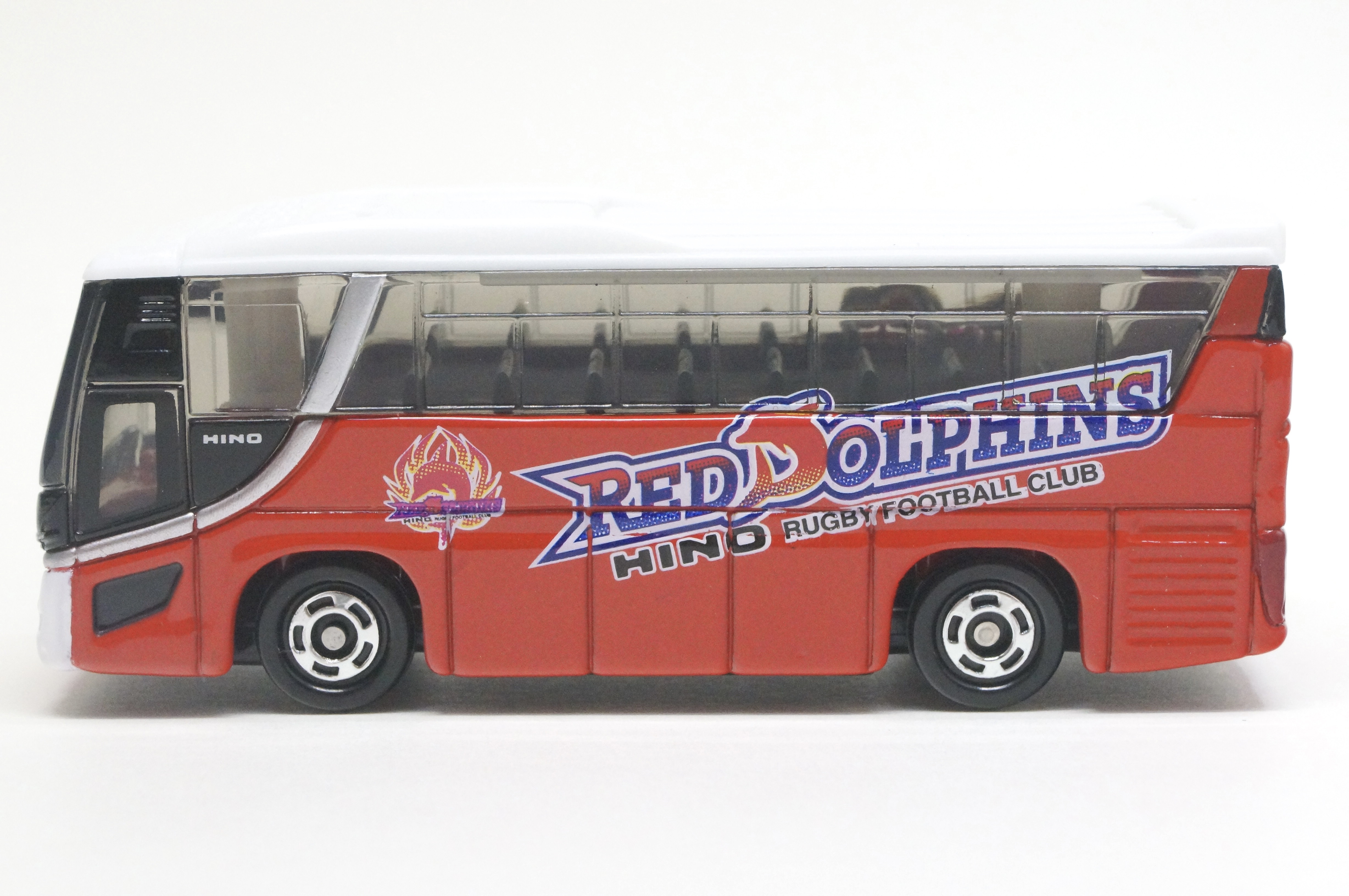 トミカ　日野レッドドルフィンズ　S'ELEGA 非売品 トミカ 日野レッドドルフィンズ S'ELEGA 非売品 - メルカリ