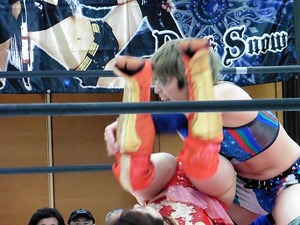 藤本つかさ&星ハム子 vs 加藤園子&関口翔 (9)