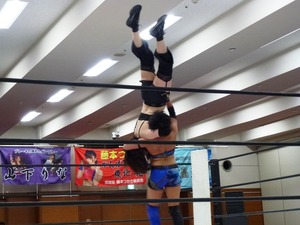 尾崎魔弓&桜花由美&雪妃魔矢 vs 加藤園子&AKINO&花月 (15)
