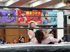 尾崎魔弓&桜花由美&雪妃魔矢 vs 加藤園子&AKINO&花月 (20)