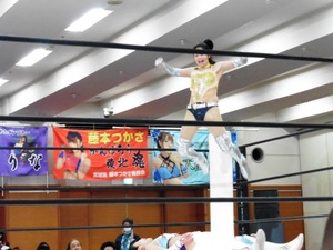 志田光 & 山下りな vs 豊田真奈美 & 希月あおい (8)